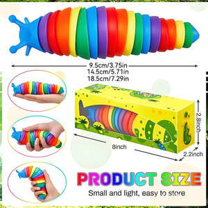 Fidget-Schnecken-Spielzeug Sensorisches Schnecken-Fidget-Spielzeug für Kinder und Erwachsene Niedliches Autismus-Sensorikspielzeug für Autistische Kinder - Product Image 2