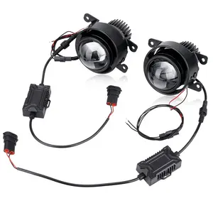CQL KVISUAUTO 2.5 inch Bi-led Fog Lights For Ford Focus Fiesta Ranger /Renault/Mitsubishi/Subaru PTF Lenses LED Projector