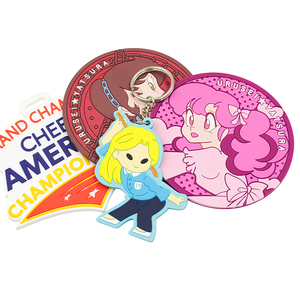 <b>Custom</b> Logo 2d Soft PVC Plastic Acrylic <b>Keychain</b> Metal Gift Anime Rubber Key Chain 3D Silicone Rubber PVC <b>Keychain</b> - Product Image 3