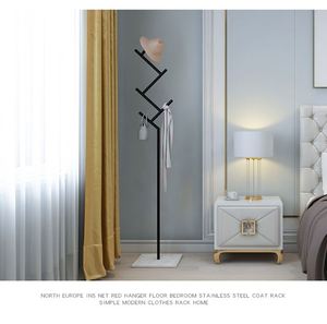 Nuevo diseño nórdico Simple dormitorio Metal hierro piso de pie abrigo <span class=keywords><strong>perchero</strong></span> - Product Image 3
