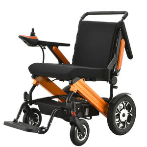 2025 Precio de fábrica Silla de ruedas eléctrica ligera con batería para adultos Estilo deportivo plegable portátil y manual - Product Image 2