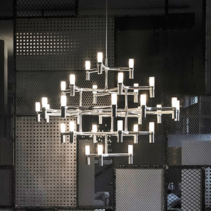 Grand Lustre Éclairage Lampes Suspendues Modernes de Luxe Décoration Intérieure Art Designer Lampes à <span class=keywords><strong>Suspension</strong></span> LED pour Hôtel Hall Lustre à Maison - Product Image 3