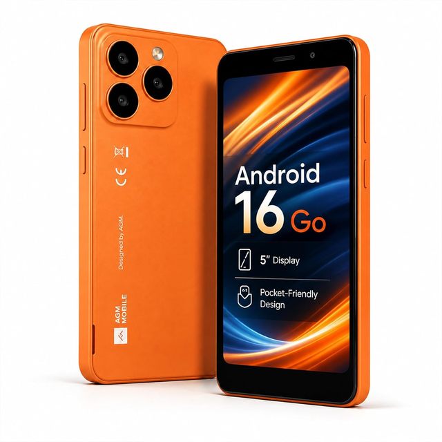 AGM N2 Cell Phone Octa Core LTE 4G Mini Smartphone Android 16 3GB+32GB 4.96Inch 3000mAh Face Unlock