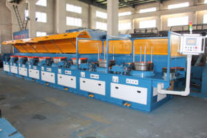 Hoàn toàn tự động 550 ròng rọc thép thanh đồng PLC + Màn hình cảm ứng thô vẽ bể nước dây vẽ máy - Product Image 3