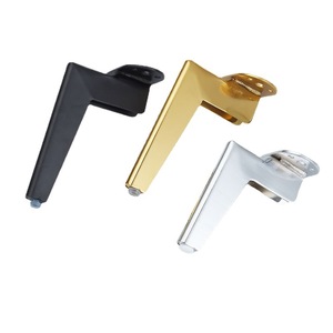Pata de Mueble Metálica Huachen de Acero Inoxidable en Forma de L de 11.5cm, 14.5cm y 17.5cm para Sofá de Sala de Estar, Estilo Moderno - Product Image 5
