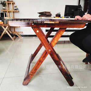 Solid Wood <b>Folding</b> <b>Table</b> Pine Outdoor Use Rustic Style Customizable Size Shandong Origin BH 117 - Product Image 2