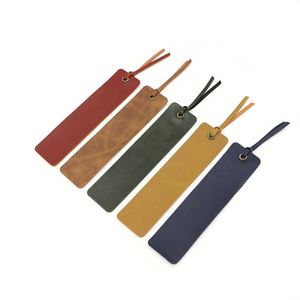 Stocked Cheap Custom Engraved Mark Retro Book Lover <b>Gift</b> Pu Leather Page Markers for Reading Lovers - Product Image 6