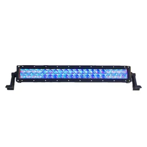 Gerade LED-Licht leisten Halo Ring Kit Strip Set Montage halterungen RGB Wasserdichtes Offroad-Fahren 126w 4 7 20 Zoll Multi color