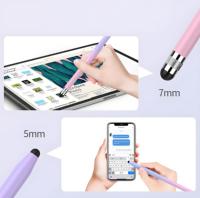 Stylet capacitif universel à double tête, stylet tactile dégradé pour iPad, téléphone portable Android iOS, tablette, stylet tactile pour l'écriture manuscrite