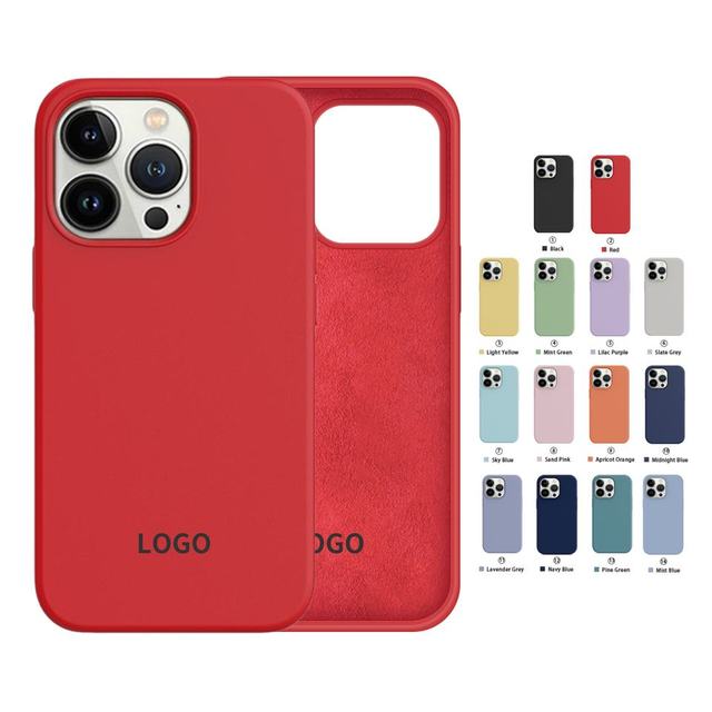 Custom Logo Silicone TPU Case for Apple iPhone 13 12 11 14 Pro Max Samsung with PC Material Waterproof & Shockproof Features