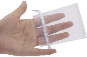 Lưới Dây Kéo Nhỏ Dây Kéo Ủng hộ Pouch Giáng Sinh Kẹo Đám Cưới Sinh Nhật Đảng Organza Túi Đồ Trang Sức Cho Quà Tặng - Product Image 6