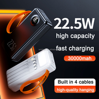 Nouvelle batterie externe haute capacité 4USB a Output Power Bank 30000mah, charge rapide, batterie externe portable, PowerBanks 30000 MAh