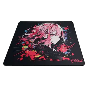 Hot Sell Customize Free Design 450*400MM Middle Polyester Mouse Pad Factory Non-Slip Rubber Gaming Mousepad for Desk
