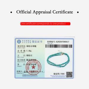 S925คลาสสิก & จี้ทรงถัง unisex ชุบทอง18K พร้อมสร้อยคอลูกปัดสีเทอร์ควอยซ์ธรรมชาติสำหรับงานปาร์ตี้ - Product Image 5