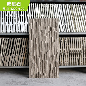 แผ่นผนังตกแต่งภายนอกลายคลื่น 3 มิติ วีเนียร์ แผ่นพื้นหลังอีโค่ 3 มิติ แผ่นวัสดุตกแต่งผนังลาย<span class=keywords><strong>หิน</strong></span> PU โพลียูรีเทน <span class=keywords><strong>หิน</strong></span>เทียม PU - Product Image 4