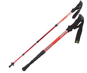Bâtons <span class=keywords><strong>de</strong></span> <span class=keywords><strong>randonnée</strong></span> réglables en <span class=keywords><strong>carbone</strong></span> anti-choc légers et solides pour la marche <span class=keywords><strong>ou</strong></span> le trekking - Product Image 1