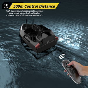 Bateau d'appâtage RC intelligent Flytec V801 500M à 3 compartiments pour <span class=keywords><strong>la</strong></span> pêche à <span class=keywords><strong>la</strong></span> <span class=keywords><strong>carpe</strong></span> avec double moteur - Product Image 4