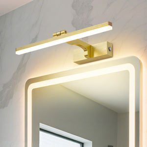 ไฟติดผนังในร่มสีทองหรูหราได้รับการออกแบบให้มีทั้งความสว่างที่ทันสมัยและใช้งานได้จริง - Product Image 3