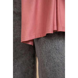 Écharpe en coton rose pâle pour femme, tissu popeline, doux pour la peau, châle ethnique - Product Image 1