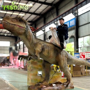 Đi xe khủng long hoạt hình thực tế cho trẻ em đi xe công viên giải trí động vật cơ khí cho trung tâm mua sắm đi xe trên Khủng Long - Product Image 4