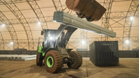 Chargeur à roues lourd XC968EV, respectueux de l'environnement, 19 tonnes, 3,2 m³, godet à charbon, capacité de chargement de 6 tonnes, machine de terrassement entièrement électrique