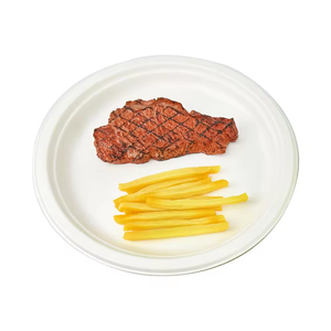 צלחת נייר פנויה צלחת 5/7/9/10 אינץ 'צלחת עוגה עבה ביודלה. - Product Image 5