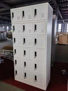 Casier en acier personnalisé à 18 portes pour l'école et la maison, casier de rangement, casiers métalliques pour la chambre à coucher - Product Image 5