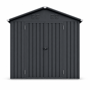 Armadio/Casetta Portattrezzi in Acciaio Preverniciato Antiruggine, Extra Large 3x3m, <span class=keywords><strong>per</strong></span> <span class=keywords><strong>Esterni</strong></span> e Giardino - Product Image 6