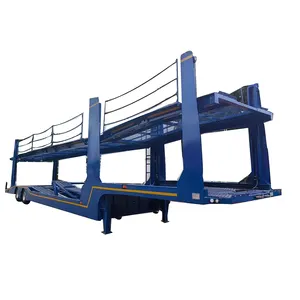 Factory Price 45ft Double Floor Auto Car Carrier Transport Tandem Trailers