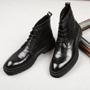 Chaussures Derby pour hommes en cuir véritable tendance, sur mesure, de luxe, haut de gamme, polies, respirantes - Product Image 2