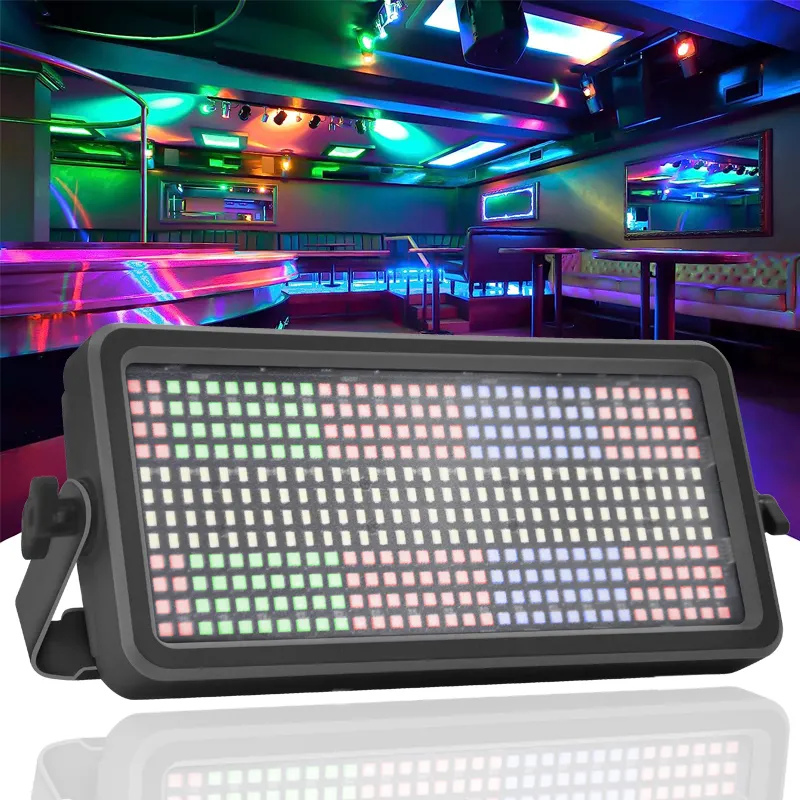 LED Stage Strobe Light 100W RGB 3 in1 DMX Control Sound per Wedding DJ Party Dance Disco Music Wedding Theater Stage Lighting Eff