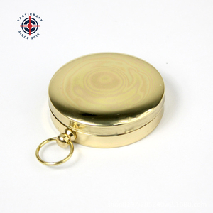 Boussole miniature en laiton lumineuse et étanche pour la vente en gros, boussole portable pour le camping et les activités de plein air - Product Image 2