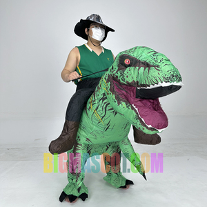 Costume de mascotte de dinosaure de Cosplay gonflable géant de polyester de déguisement drôle pour la fête de carnaval d'adultes, loyer, événements, publicité - Product Image 3