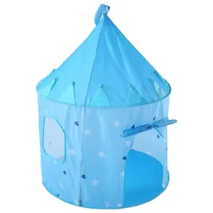 儿童游戏帐篷儿童太空蓝星城堡玩具帐篷可折叠公主大弹出式游戏帐篷