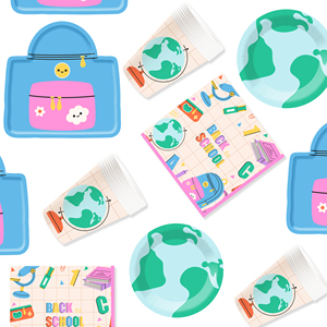 Platos, Vasos y Servilletas con Temática de Graduación DAMAI, Platos de Papel Desechables para Graduación, Artículos de Fiesta, Decoraciones, para 8 Personas - Product Image 2