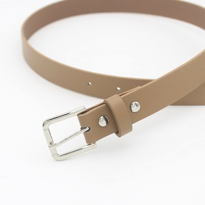 เข็มขัดหนัง PU สำหรับผู้หญิงเข็มขัดชุดเดรสกางเกงยีนส์ - Product Image 4