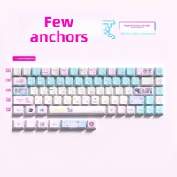 Cherry Side-Printed Backlit PBT Sublimated Mechanical Keyboard Keycaps Anime Keycaps Keycaps