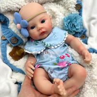 Lebensechte Silikon-Reborn-Puppen für Mädchen Weiche Flexible Silikonpuppe 40 cm Anatomisch Korrekt Sammlerstück für den Europäischen Markt