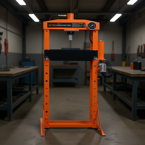 Prensa Hidráulica Tmg de 20 Toneladas, Operación Manual Neumática, 10 Posiciones de Altura - Product Image 2