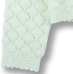 2025 personnalisé OEM & ODM dames élégant automne hiver col en V manches bouffantes <span class=keywords><strong>Cardigan</strong></span> boutons en métal pull - Product Image 5