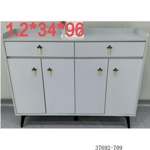 Escritorio de Oficina Moderno con Gabinete de Almacenamiento de Madera, Diseño Contemporáneo para Oficina en Casa, Independiente 37692-1412 - Product Image 4