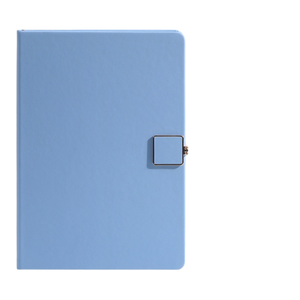 <b>A5</b> Saddle Stitching PU Leather <b>Notebook</b> Journal Planner Premium Minimalist Lock Cover Custom Logo Business Gift - Product Image 1