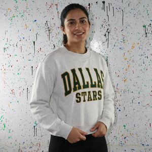 เสื้อฮู้ดผู้ชาย DALLAS STARS สีขาว ผ้าฝ้าย 100% ปักลาย ซิป ปรับแต่งสีได้ ด้ายละเอียด สไตล์วินเทจ สำหรับฤดูหนาว - Product Image 1