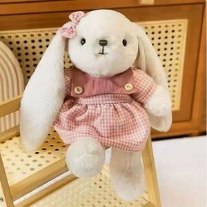 Assorted Styles <b>Cute</b> Handwoven Easter Bunny Plush Toys Stuffed Animal Soft Cartoon Hugging Sleep <b>Doll</b> Girl Kids Gifts Custom - Product Image 2