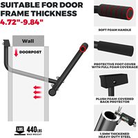 Barre de traction murale multifonctionnelle pour la maison, salle de sport intérieure, entraînement, barre de traction pour adultes