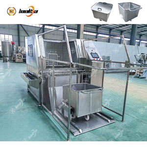 Haute pression 200L chariot à viande Machine à laver alimentaire saut chiffre d'affaires boîte laveuse Buggy Machine de nettoyage - Product Image 5