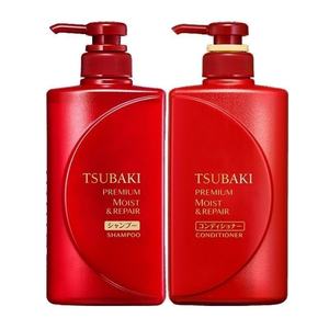 Shampoo TSUBAKI importé du Japon 490ml Camélia rouge Huile de camélia dorée Contrôle du sébum Antipelliculaire Après-shampoing pour <span class=keywords><strong>cheveux</strong></span> abîmés - Product Image 4