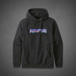 Sweat-shirt à capuche classique avec logo, décontracté, pour l'hiver, en coton 100% écologique, style vintage, à manches longues pour homme - Product Image 3