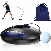 Ensemble d'entraînement au squash portable MOVEMATE Premium |   Utilisation en extérieur Jardin/Parc pour enfants et adultes |   Sac de transport inclus