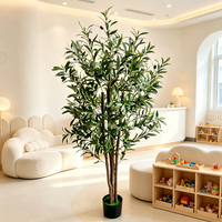 Articles de décoration moderne pour la maison, faux oliviers en pot, plantes artificielles en tissu, décoration pour événements, fêtes, Pâques, mariages, cadeaux de Noël
